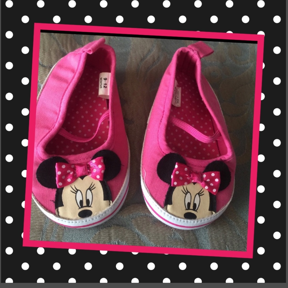 Disney Minnie Mouse soft crib shoes